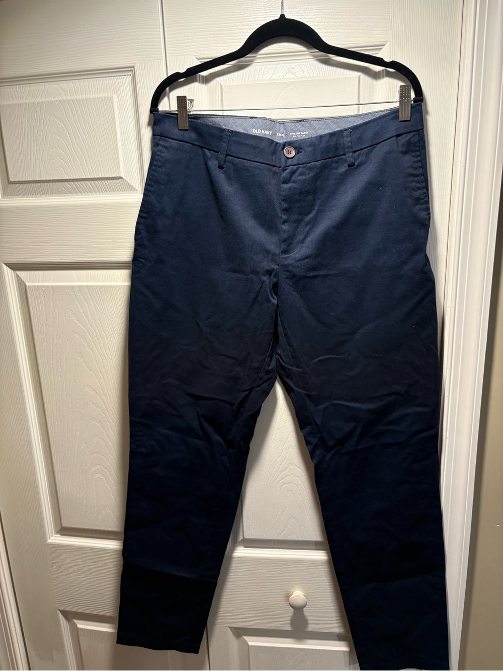 Old Navy Men's Dark Blue Chino Pants